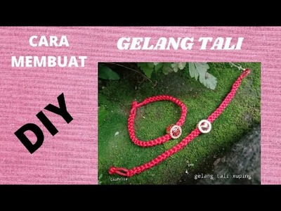 DIY tutorial gelang tali || bracelet || cara membuat gelang tali satin