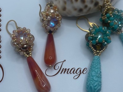 Tutorial orecchini “Image” con perle e cipollotti