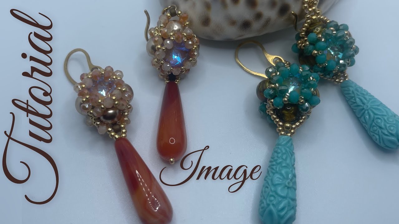 Tutorial orecchini “Image” con perle e cipollotti