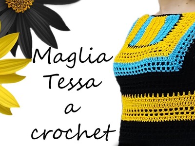 Maglia Tessa a crochet