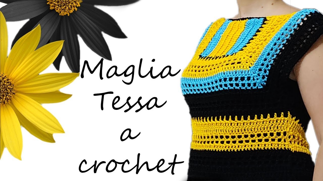 Maglia Tessa a crochet