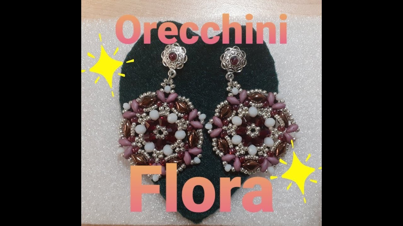 Orecchini Flora ????Tutorial semplice