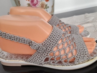 Tutorial sandali all'uncinetto ???? uncinetto passo a passo  | How to crochet