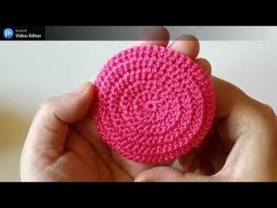 Crochet ,come realizzare una mattonella circolare granny