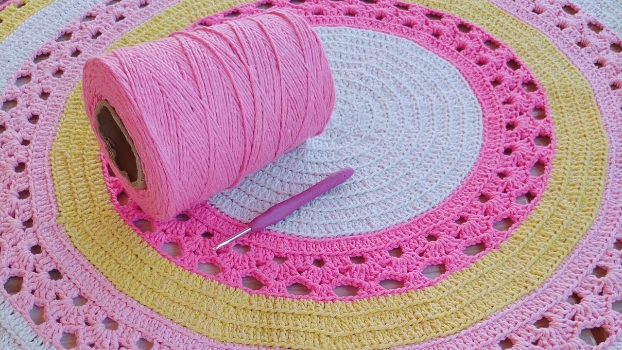 #vlog #artesanato#crochet o tapete mais lindo ????✨