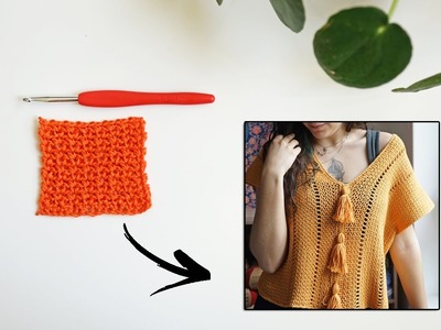 How To Crochet The Mesh Stitch (Sub Eng)