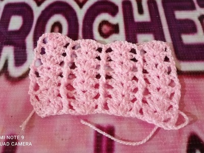 Teje facil y rápido bonito punto a crochet para mantita de bebé