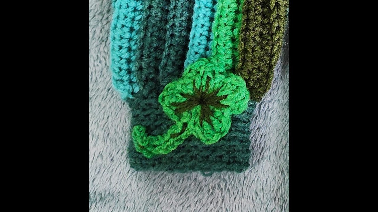 Quadrifoglio all' uncinetto , crochet four-leaf clover #quadrifogliouncinetto #hademade #crocheteasy