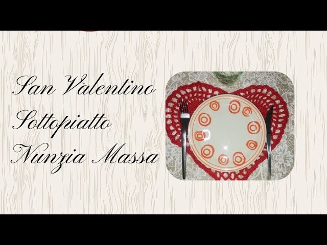 San Valentino. . Sottopiatto