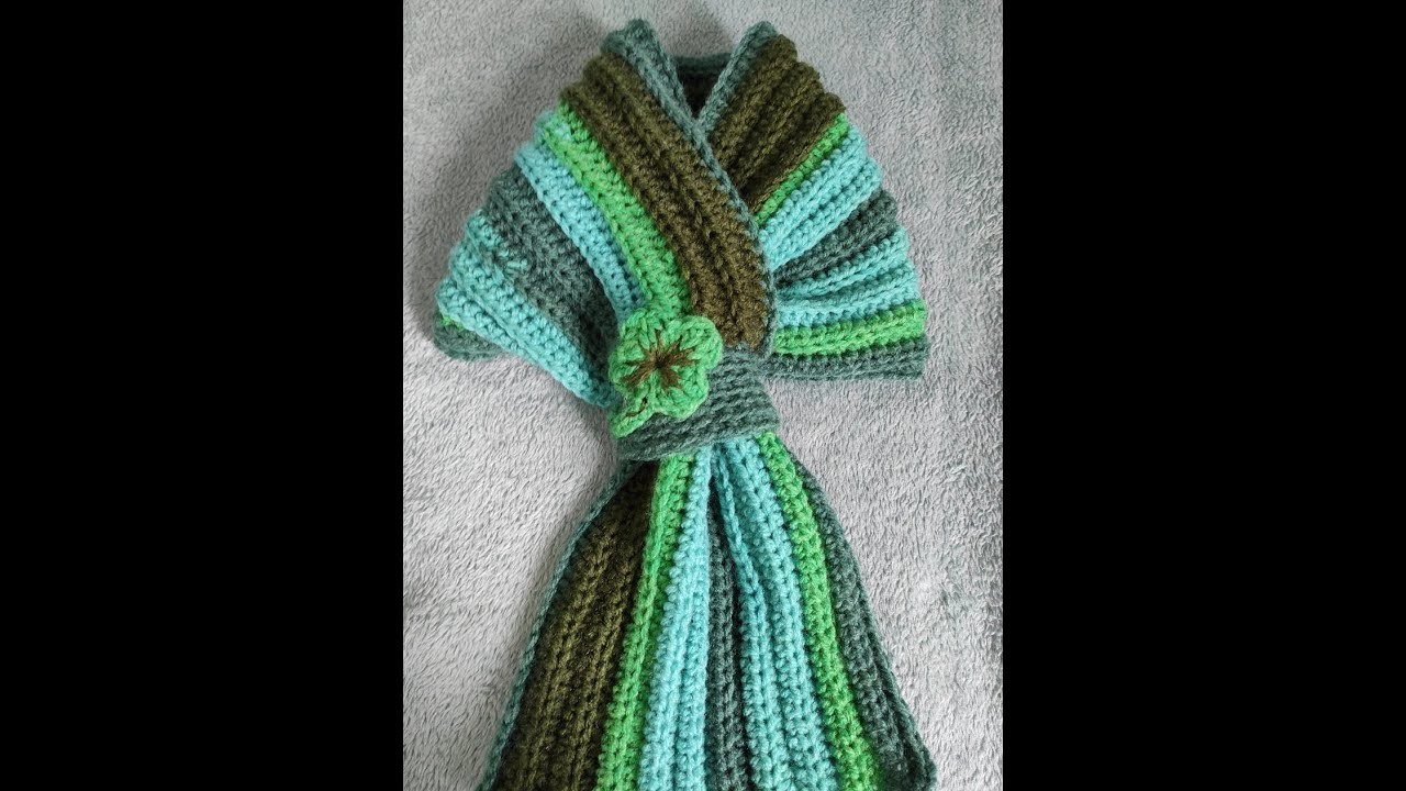 Sciarpa Forest, sciarpa bimbo, sciarpa uncinetto  #crochet #hademade #sciarpauncinetto #tutorial