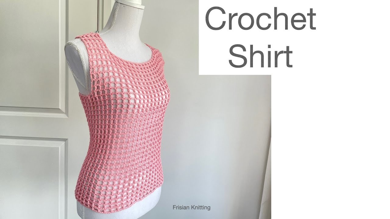 Crochet shirt ‘Milano’