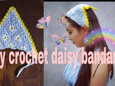 DIY  crochet bandana????||bandana crochet tutorial ????