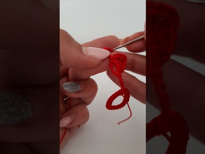 Braccialetto con cuori uncinetto tutorial