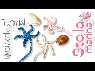 Stella marina ad uncinetto, crochet starfish