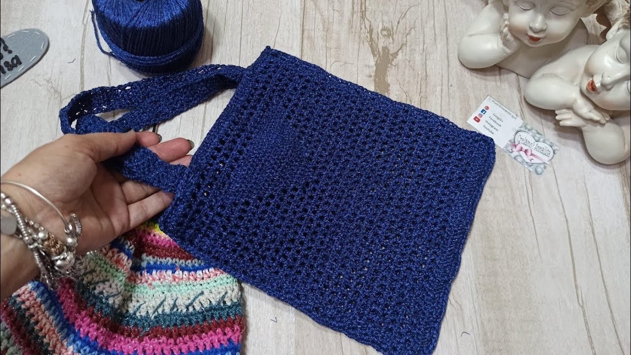 Uncinetto borsa mare ispirata Prada bag crochet