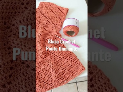 Blusa punto Diamante - Crochet