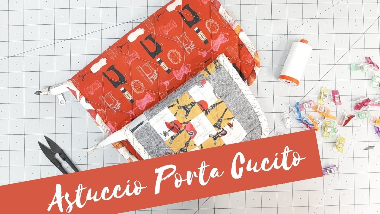 PORTA CUCITO | ASTUCCIO | QUILTING | PATCHWORK | Giolà tessuti delle meraviglie