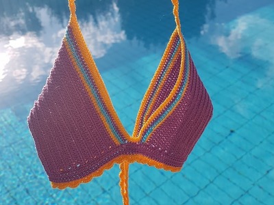 Bikini all'uncinetto (modello Agosto 2021) parte 1
