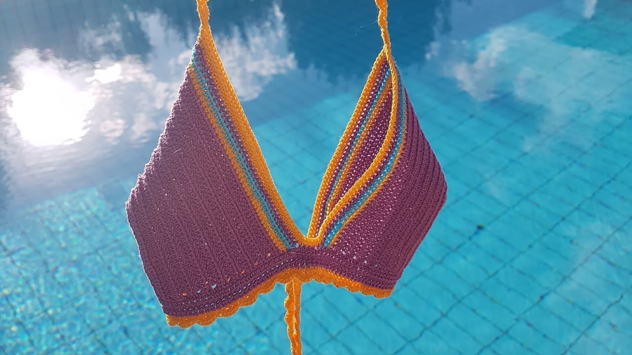 Bikini all'uncinetto (modello Agosto 2021) parte 1