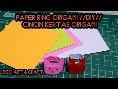 Cara Membuat Origami Cincin Kertas