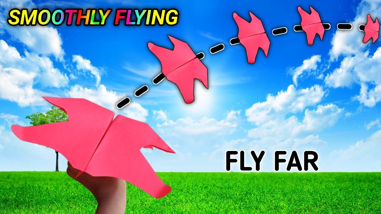 Come fare un aereo di carta | aeroplanini di carta testo | aereo di carta | vola molto