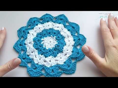 Piastrella Stellata tutorial uncinetto.crochet ????Ferri e uncinetto con Mari????