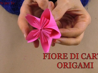 COME CREARE UN FIORE ORIGAMI (Origami.scrapbooking) Arte per Te