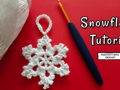 Crochet Snowflake Pattern Free Tutorial