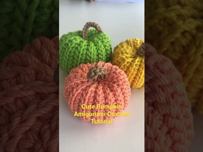 Cute Pumpkin Amigurumi Crochet