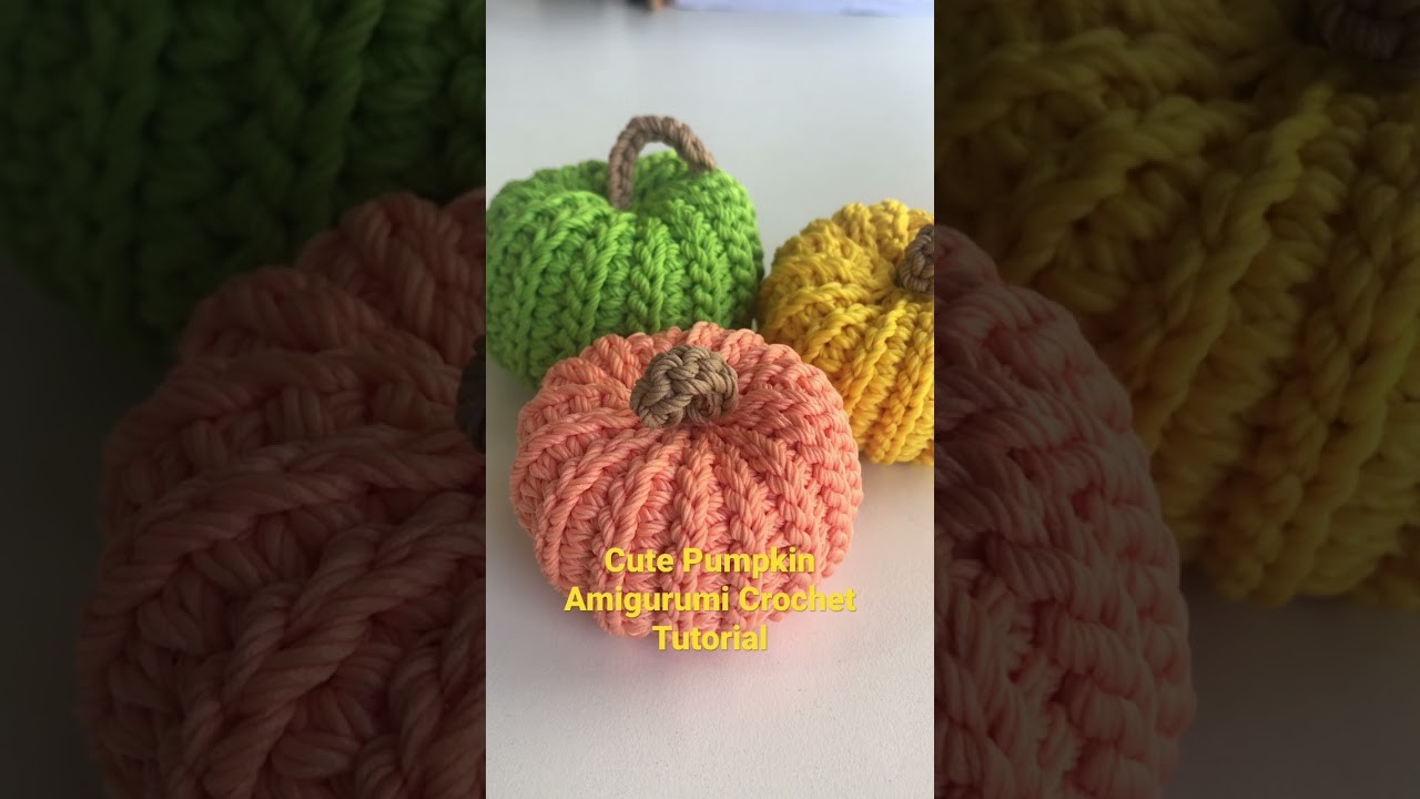 Cute Pumpkin Amigurumi Crochet