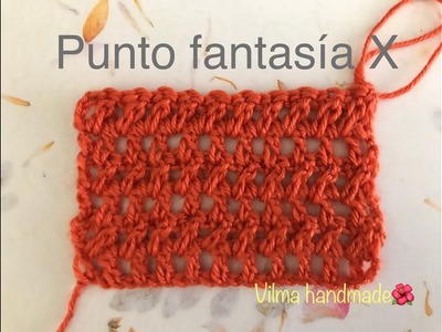 PUNTO FANTASIA #14  a crochet en X