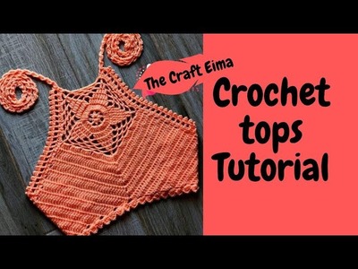 Very easy crochet tops tutorial.কুশিকাটার টপস।