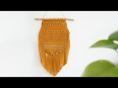 Crochet Boho Wall Hanging | PART 1 (Sub Eng)
