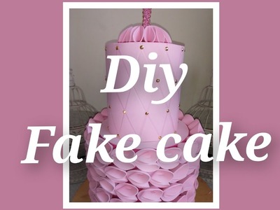 Diy: fake cake. Fai da te: torta scenografica
