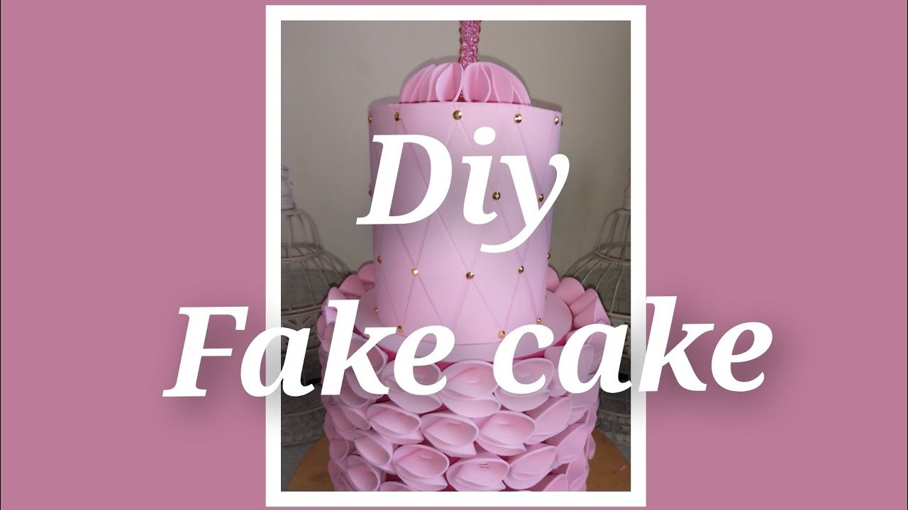 Diy: fake cake. Fai da te: torta scenografica