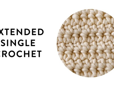Extended Single Crochet