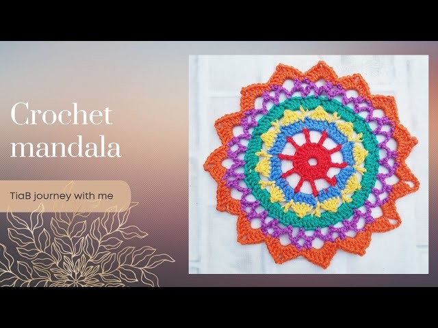 Crochet mandala