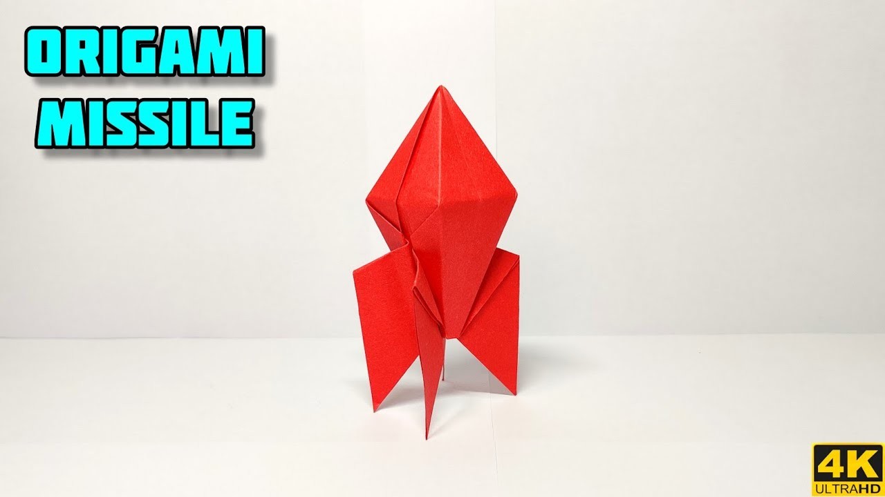 Origami Missile | Origami tutorial | Paper craft