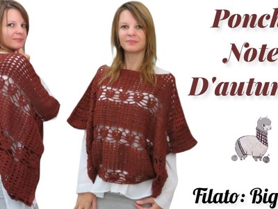 Poncho Note d'Autunno
