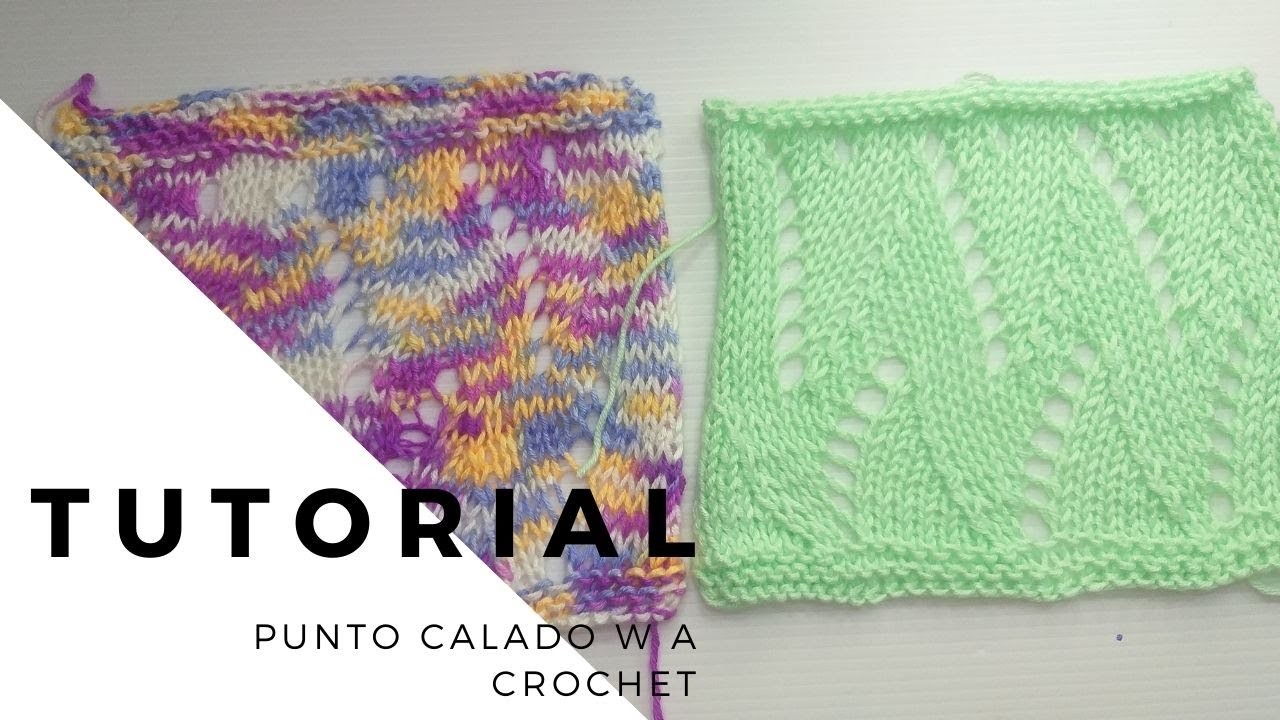 Punto calado W a crochet