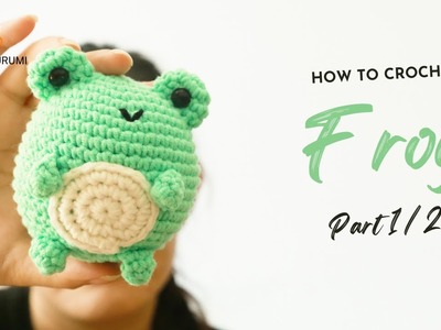 #035 | Amigurumi Frog (1.2) | Crochet Amigurumi Animal | Amigurumi Beginners Tutorial @AmivuiStudio