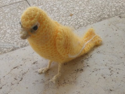 Amigurumi canary canarino crochet bird uncinetto uccellino