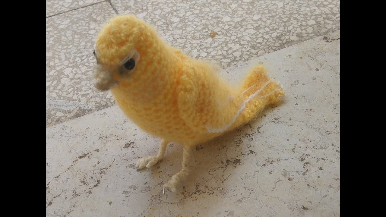 Amigurumi canary canarino crochet bird uncinetto uccellino