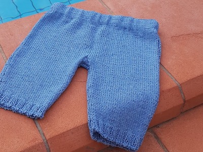 Pantaloncini bimbo.a lavorati a maglia tutorial