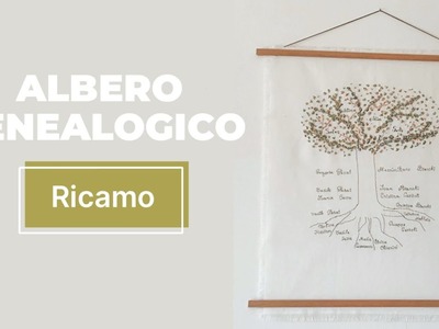 Come ricamare l'albero genealogico fino alla 5-ta generazione