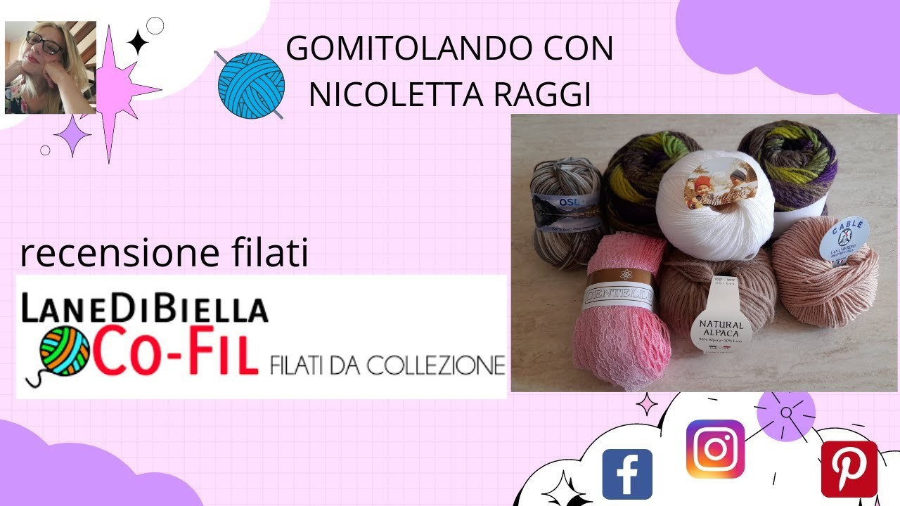 RECENSIONE NUOVI FILATI AUTUNNALI LANE DI BIELLA CO-FIL