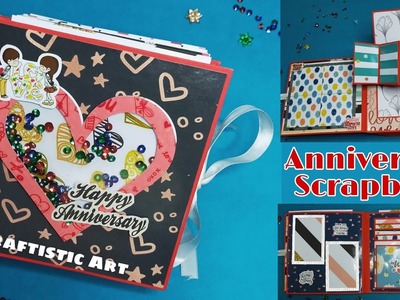 Anniversary Gift | Anniversary Scrapbook | Tutorial | Scrapbook | How To Make Anniversary Scrapbook