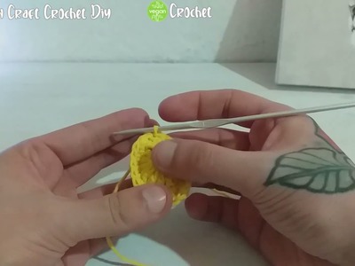 Adorno Limon tejido a Crochet