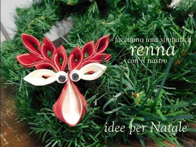 Decorazioni natalizie  :  una simpatica renna