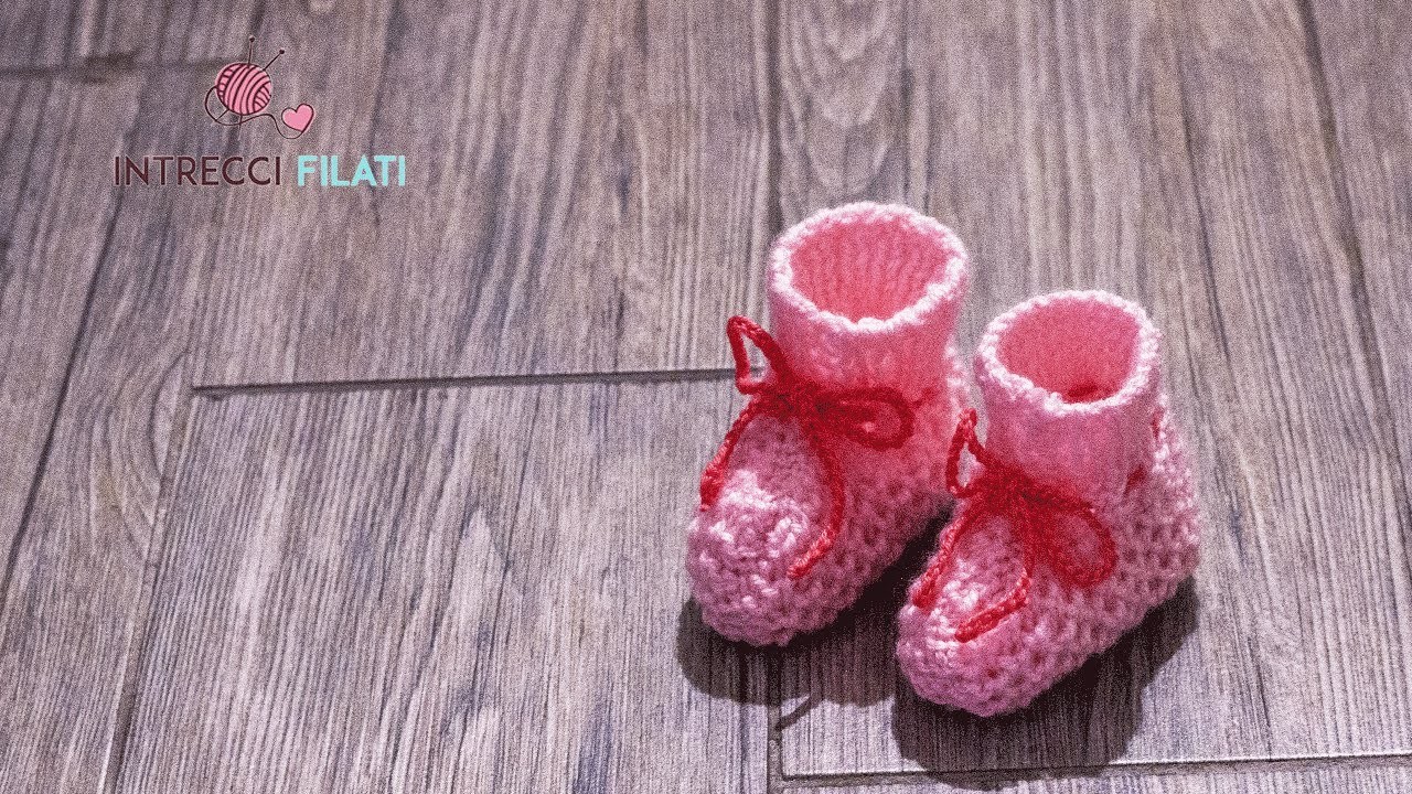 Scarpine neonata ferri facilissime tutorial